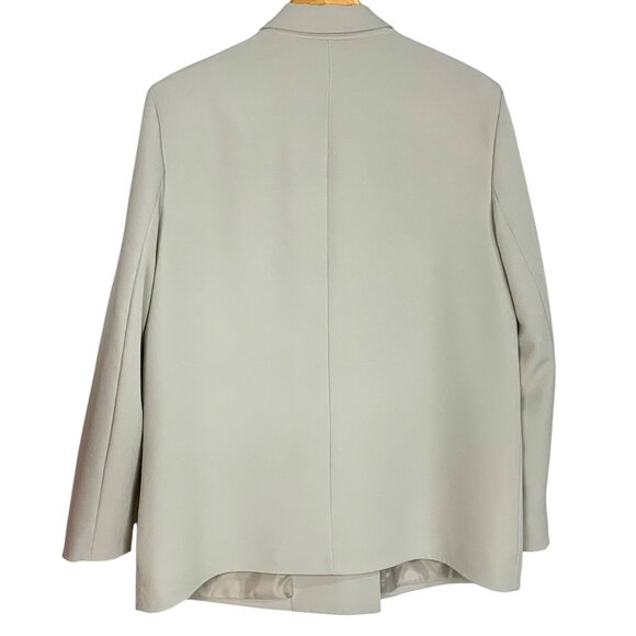 RDI Oversized Boyfriend Double Breasted XL Notched Collar Career Jacket Gray - Picture 6 of 13